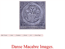 Tablet Screenshot of danse-macabre.net